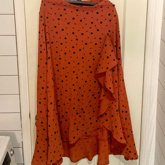 Flirty polka dot maxi skirt - never worn! - Picture 1 of 1
